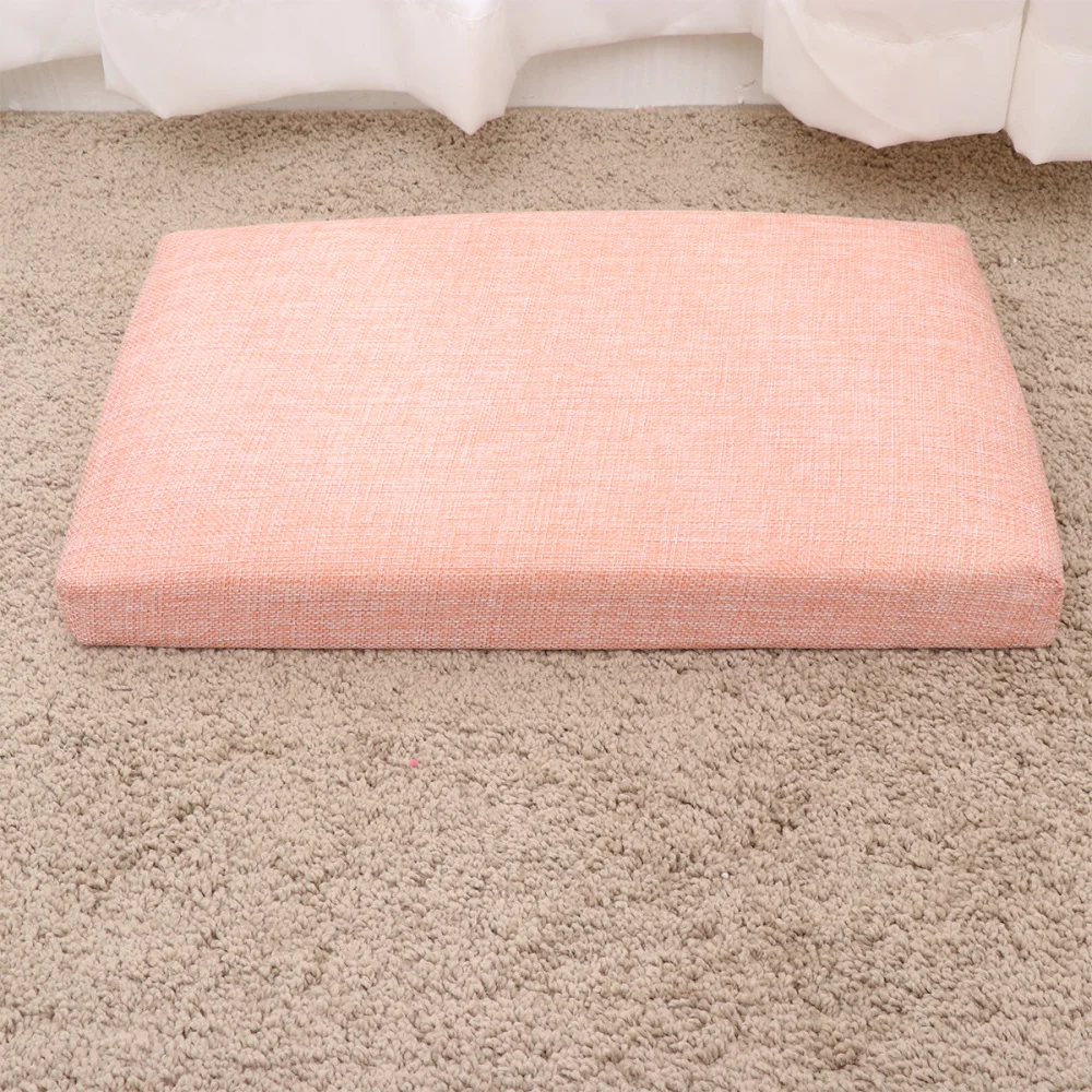 

Foldable Storage Ottoman with Folding Chest Storage Box Linen Fabric Ottomans Bench Foot Rest for Bedroom Living Room (Grey)