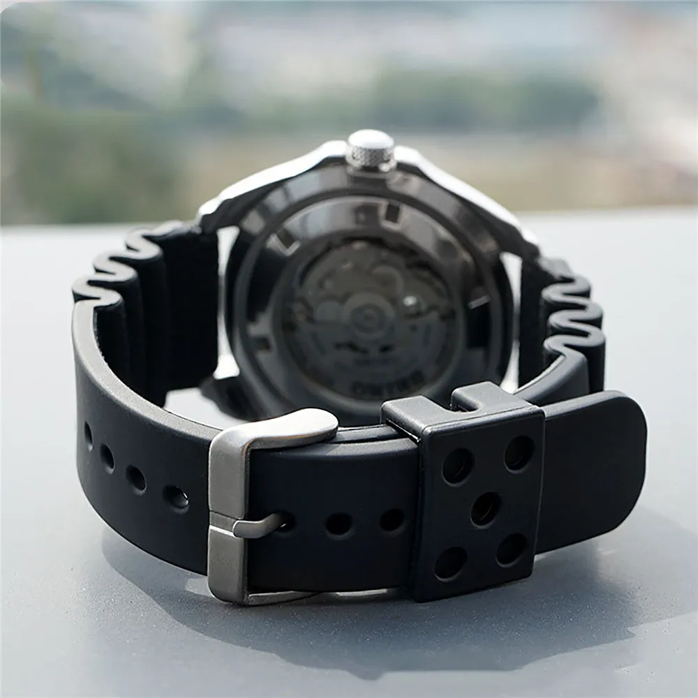 

Silicone Watch Strap 20 22mm Watch Wrist Band Spare Parts for Water Ghost Abalone SBDC033 small MM