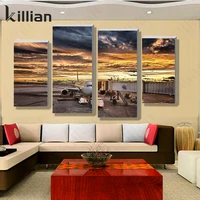 modern scenery beautiful hd printing canvas painting airplane poster living room bedroom wall hanging painting frameless paintin