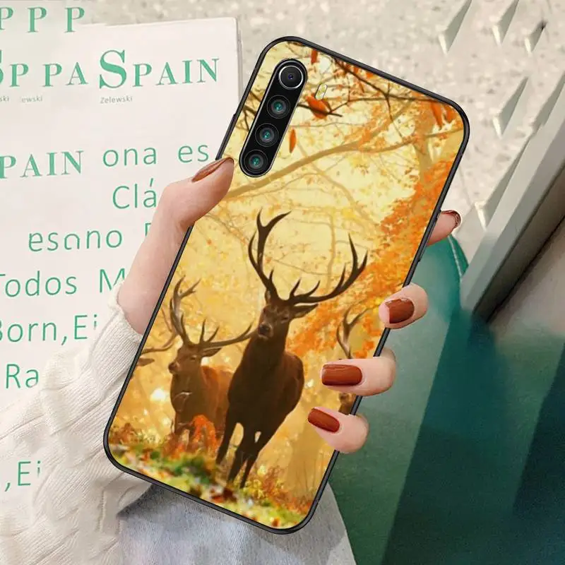 

Deer Hunting Pattern Phone Case For Redmi 7 8 9 A K20 30 Pro Note 8 9 Pro 9s