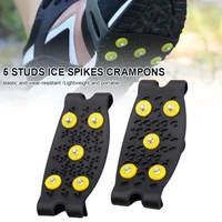 new 5 studs ice spikes crampons outdoor snow climbing anti skid ice snow cleats grips for shoes covers crampons in winter