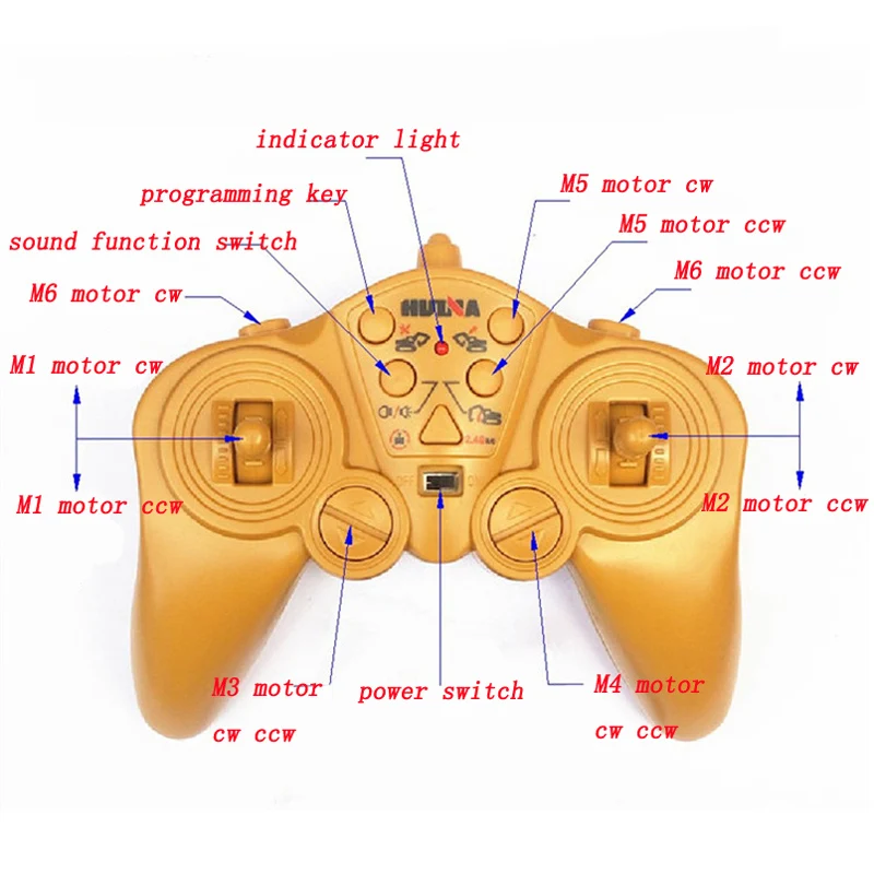 diy huina 350550570 rc запчасти для экскавато