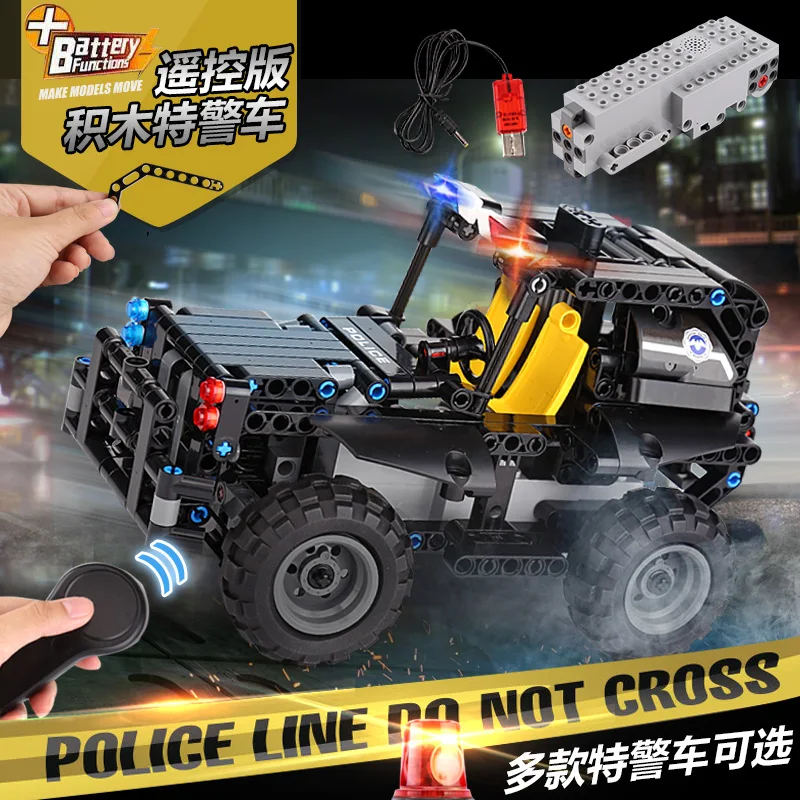 Форма KING City Police RC автомобиль серии пульт дистанционного управления полицейский