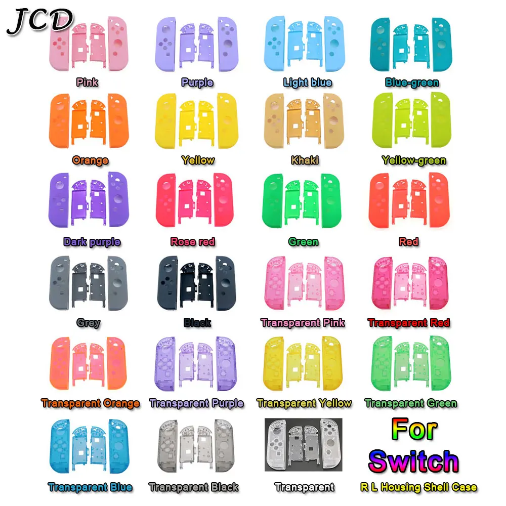 Пластиковый корпус JCD R L чехол с аккумулятором средняя рамка набор кнопок для