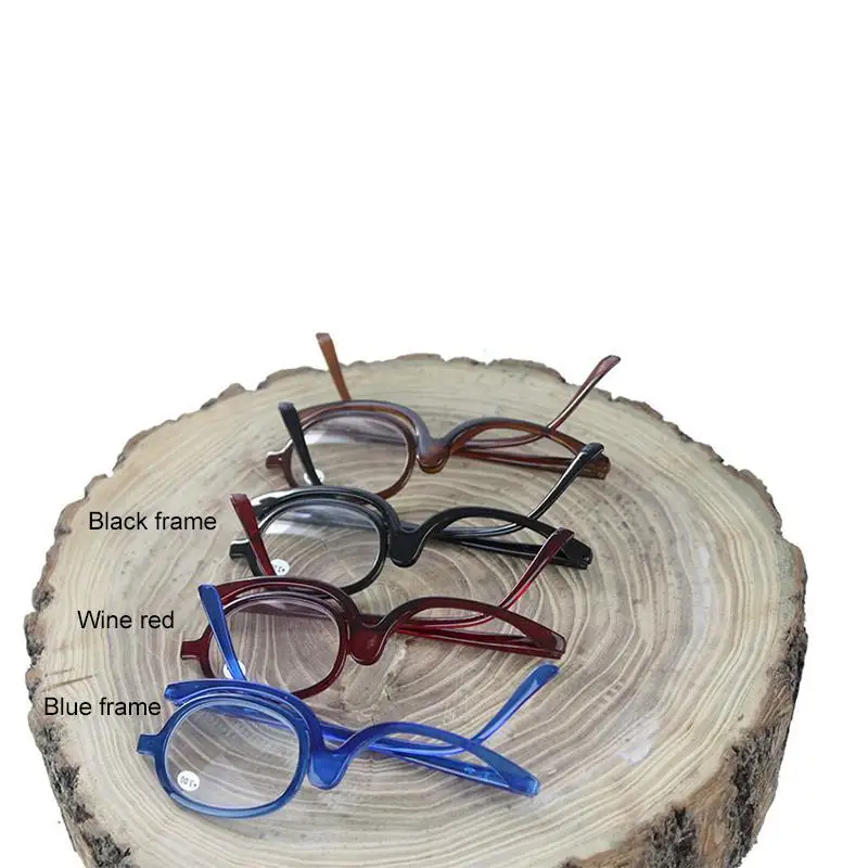 Складные очки с увеличительным стеклом вращающиеся складные косметические