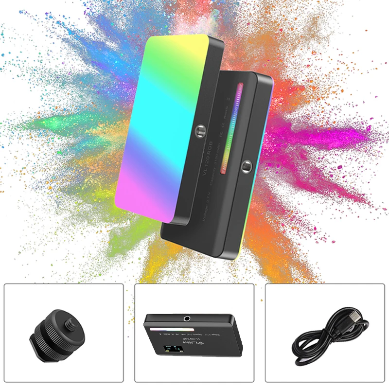 

Мини-вспышка Ulanzi VL120RGB для камеры, 3100 мАч