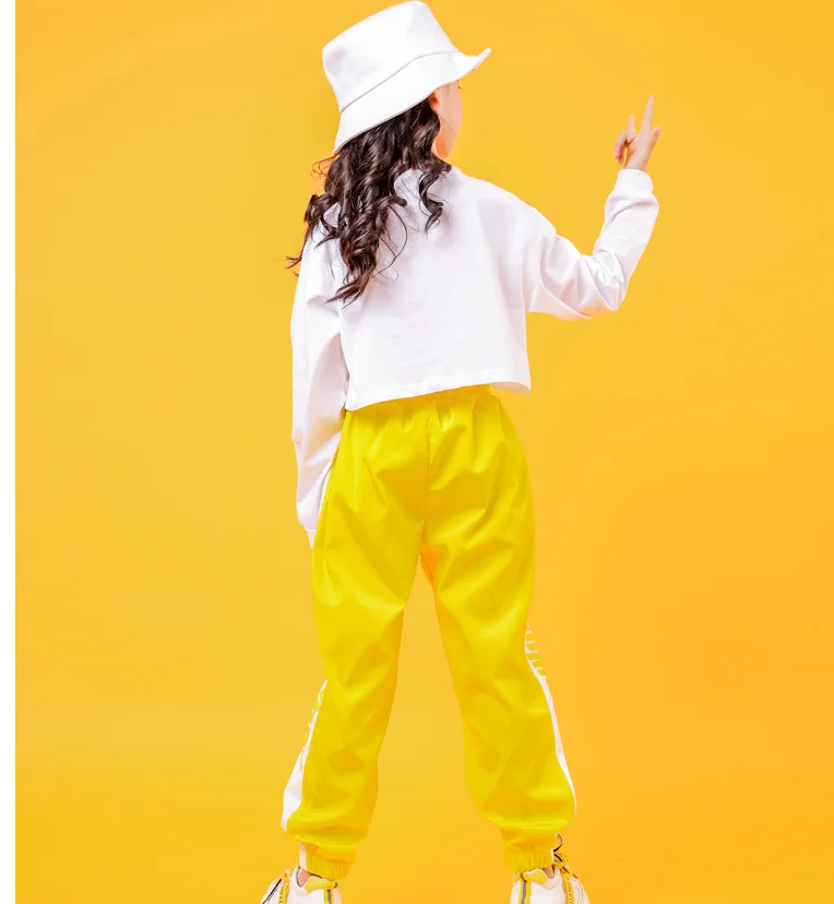 Детская крутая одежда в стиле хип-хоп белая толстовка короткий топ Укороченная