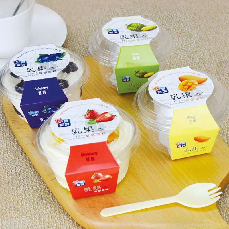 

Plastic Bake Boxes Transparent Salad Cup Dessert Bowl Ice Cream Bowls Fruit Bowls Cheesecake Container with Lid