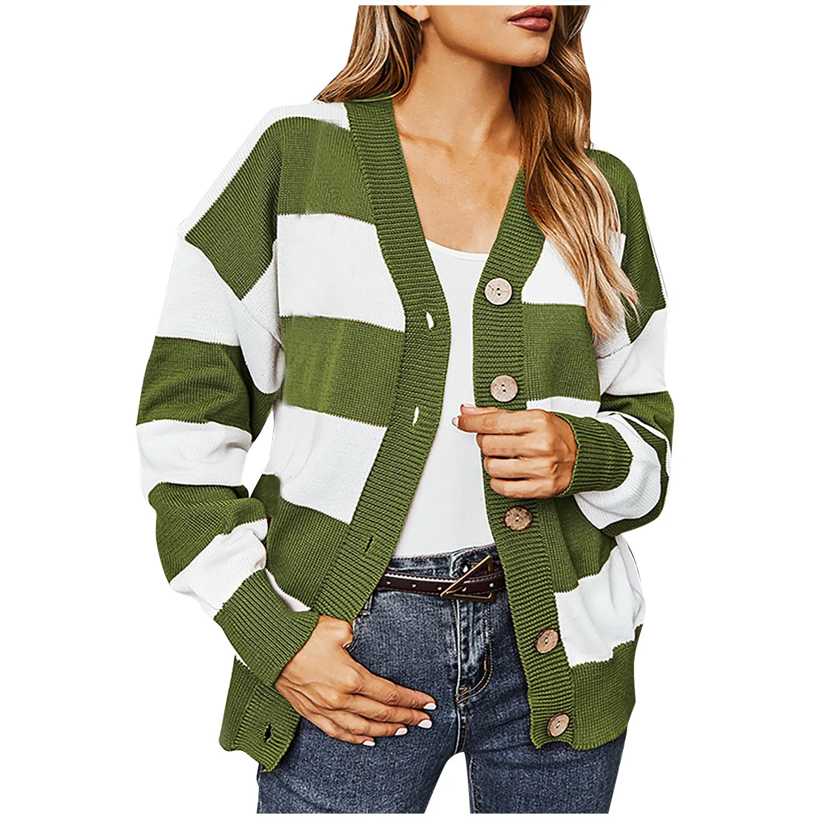 

Free Ostrich Jacket Women Fashion Long Sleeve Knit Winter Cardigan Splicing Ladies Sweater Coat куртка зимняя женская Drop Ship