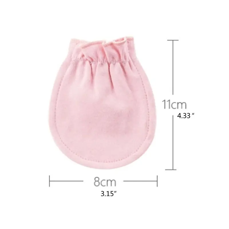 

Cotton Gloves Newborn Baby Protection Face Breathable Anti Scratching Mittens