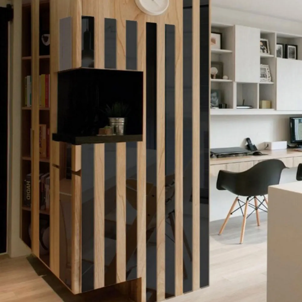 Наклейки на стену акриловые 3D Зеркало Настенные обои цвет серебристый Золотой 3