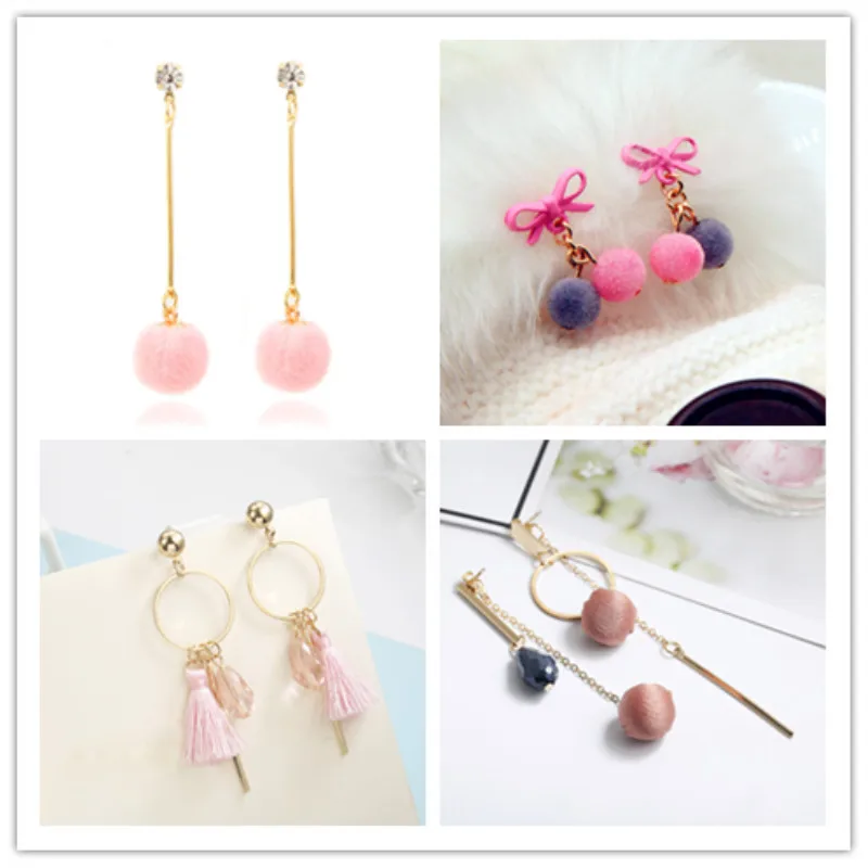 Серьги женские Геометрические в Корейском стиле Простые Модные сережки с сеткой