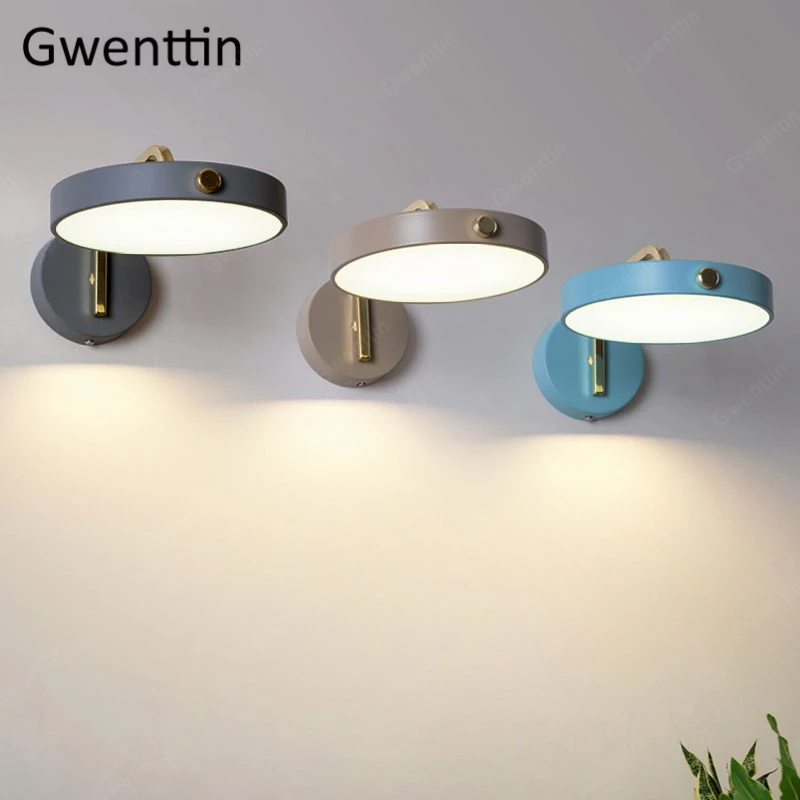 Скандинавский дизайн железные настенные светильники современный настенный