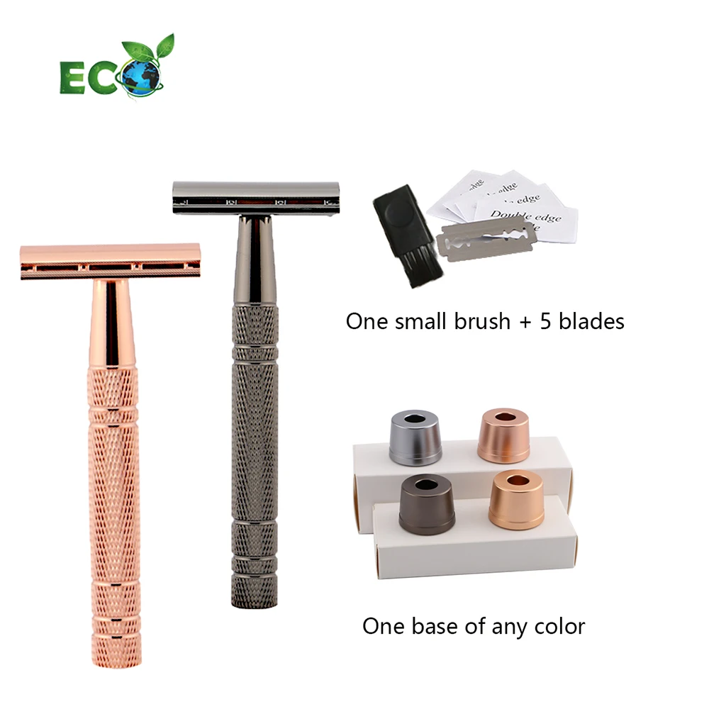 Бритва lemonski мужская с двойным лезвием безопасная для влажного бритья