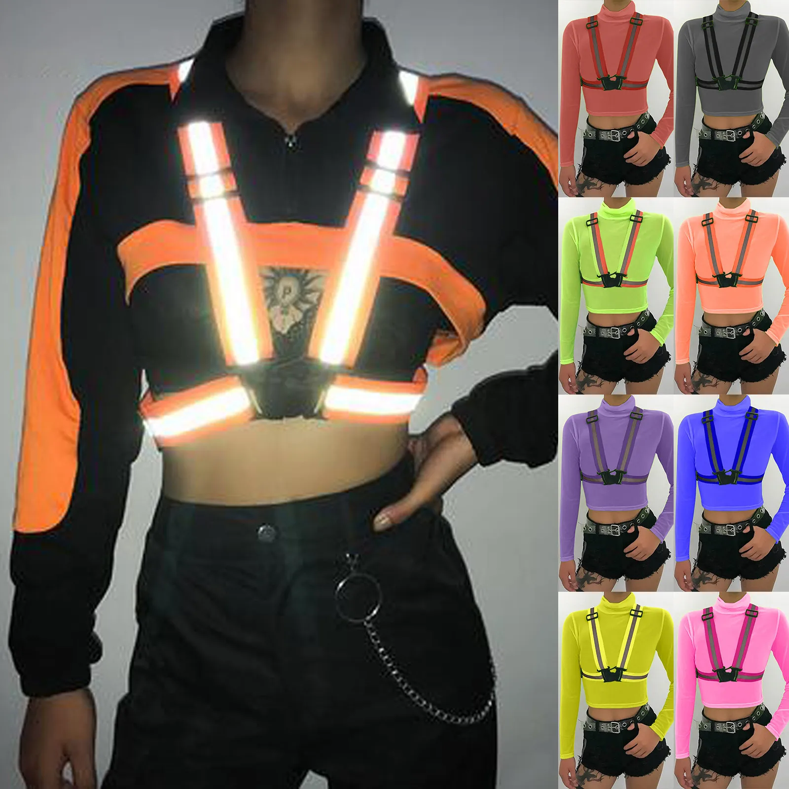 

Bike Safe Reflective Safety Vest for Construction Traffic Warehouse Visibility Security Jacket Reflective Strips Wear Uniforms