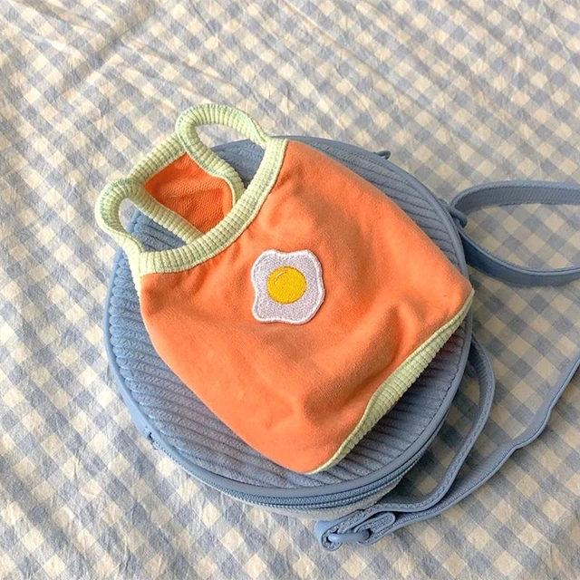 Orange Dog Clothes Summer Thin Pet Sling Bichon Cat Pullover Breathable Spring Puppy Dog Product XS-XL