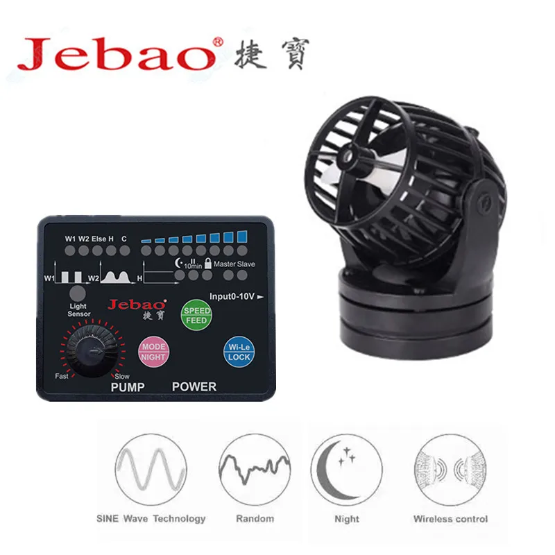 Jebao для морских аквариумных Беспроводной волны чайник SW 2 4 8 15 RW4 RW8 RW15 RW20 морской