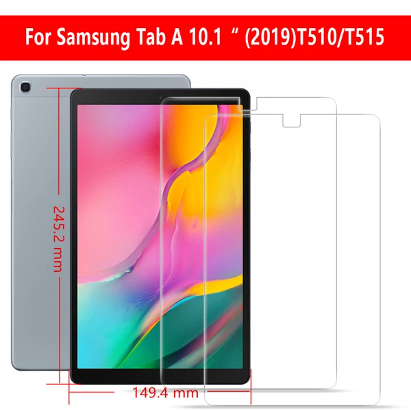 Защитная пленка для экрана для Samsung Galaxy Tab A 10,1 SM-T510 T510 T515 SM-T580 защитная пленка из закаленного стекла Защита от царапин - Цвет: SMT515GHM2