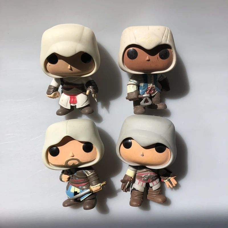 Оригинальные Подержанные игры: Assassin Altair Edward Ezio щий виниловые фигурки героев