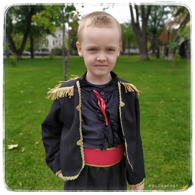 Крутой традиционный испанский мазатор мальчик Фламинго стиль косплей для детей