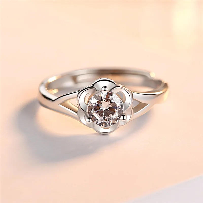 Новое поступление женские посеребренные кольца для девочек свадебные