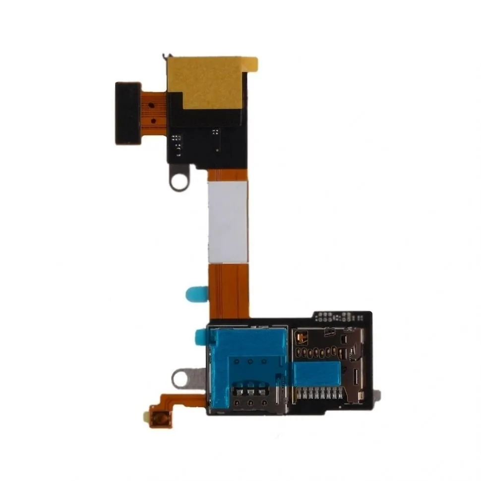 Шлейф для Sony D2303/D2403/ (M2/M2 Aqua) на разъем SIM/MMC | Мобильные телефоны и аксессуары
