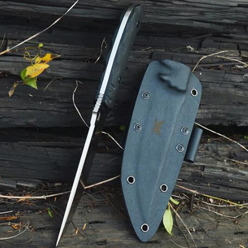 

Hysenss Outdoor Camping Hunting Survival Military Tactical Knife VG10 Steel Fixed Blade K10 Fiber Anti Skid Handle EdcTool Knife