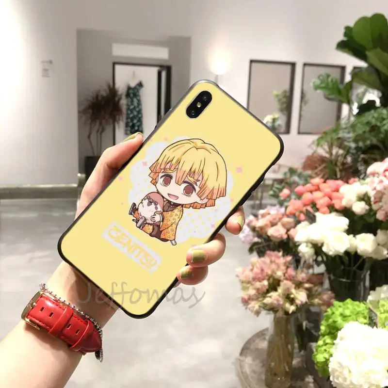 

Demon Slayer Kawaii Anime Phone Case for iPhone 11 12 mini pro XS MAX 8 7 6 6S Plus X 5S SE 2020 XR