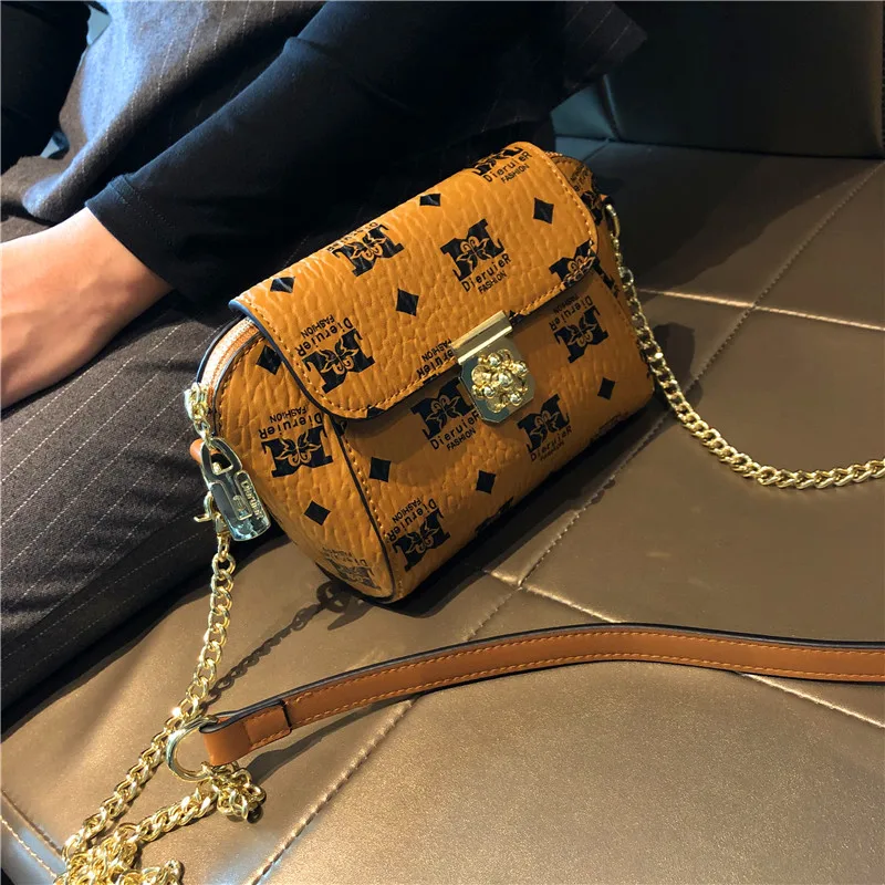 

First Layer Cowhide Leather Women Flaps 2021 New Fashion High Quality Chain Bag Ladies Designer Purse and Handbags Channels Bags