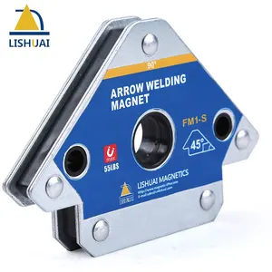 LISHUAI Новый 3 ''4''5 ''мощный магнит для сварки стрелферритовый магнитный сварочный держатель 4590135 углов 55 фунтов110 фунтов165фунтов