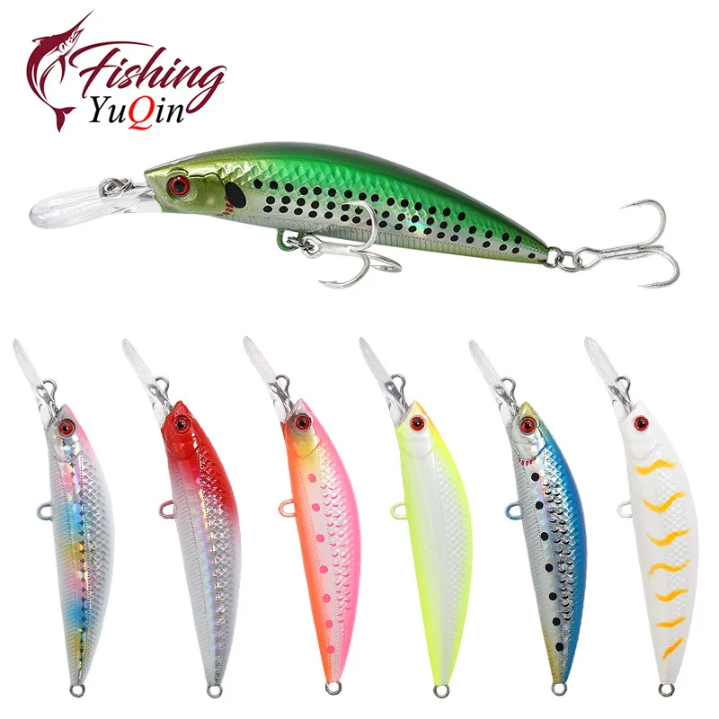 

Новая рыболовная приманка в форме гольяна 15 г/7 см, глубоководная, плавающая приманка, ледовая приманка для рыбы, Whopper Plopper, приманка для окуня...