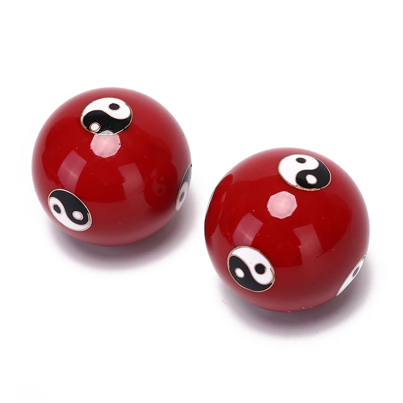 2PCS/Box Body Massager Health Exercise Stress Baoding Balls Yin Yang Fitness Relief Hand Ball Massage Handball | Спорт и развлечения