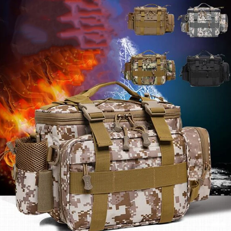 

Men Messenger Bags Casual Multifunction Small Travel Bags Waterproof Style Shoulder Fashion Military Crossbody Bags