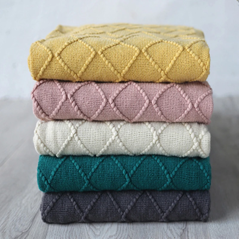 

Gray Warm Blanket For Winter Super Soft Blanket Solid Color Bedspread For The Sofa/Bed/Car Portable