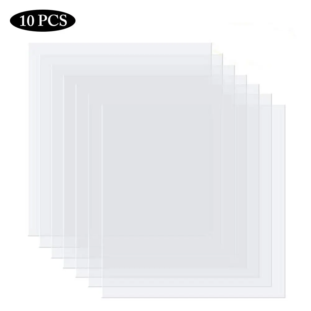 

30PCS Blank Template Material 12*12IN PET 0.1MM DIY Template Sheets