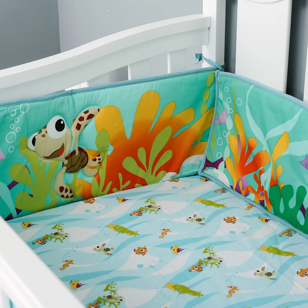 Комплект постельного белья INS для новорожденных комплект из 8 предметов кроватки