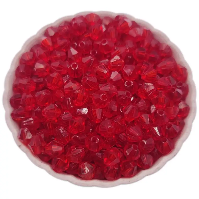 300 шт. акриловые прозрачные алмазные бусины россыпью для изготовления ювелирных