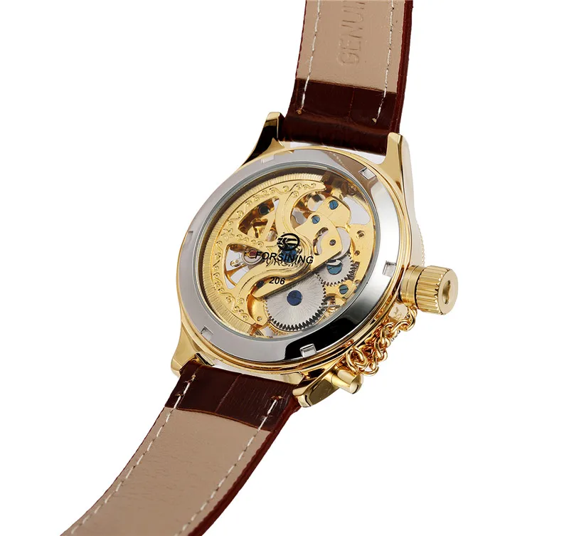 FORSINING автоматические механические мужские наручные часы военные спортивные