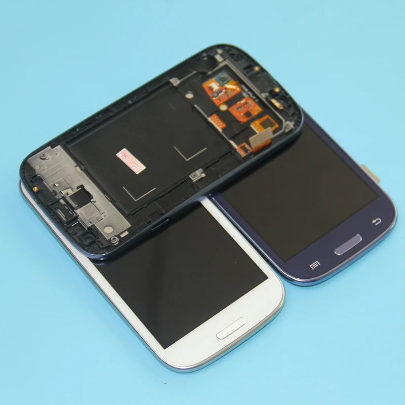 100% протестированный для Samsung Galaxy S3 i9300 ЖК-дисплей сенсорный экран дигитайзер с