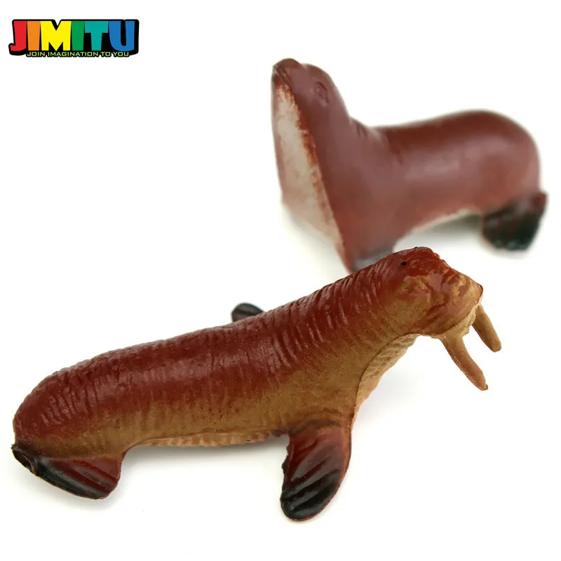 JIMITU 12 шт./компл. 4,5-8 см Пластик морской фигурки животных животные океана Морская жизнь Акула китовый Краб детские игрушки
