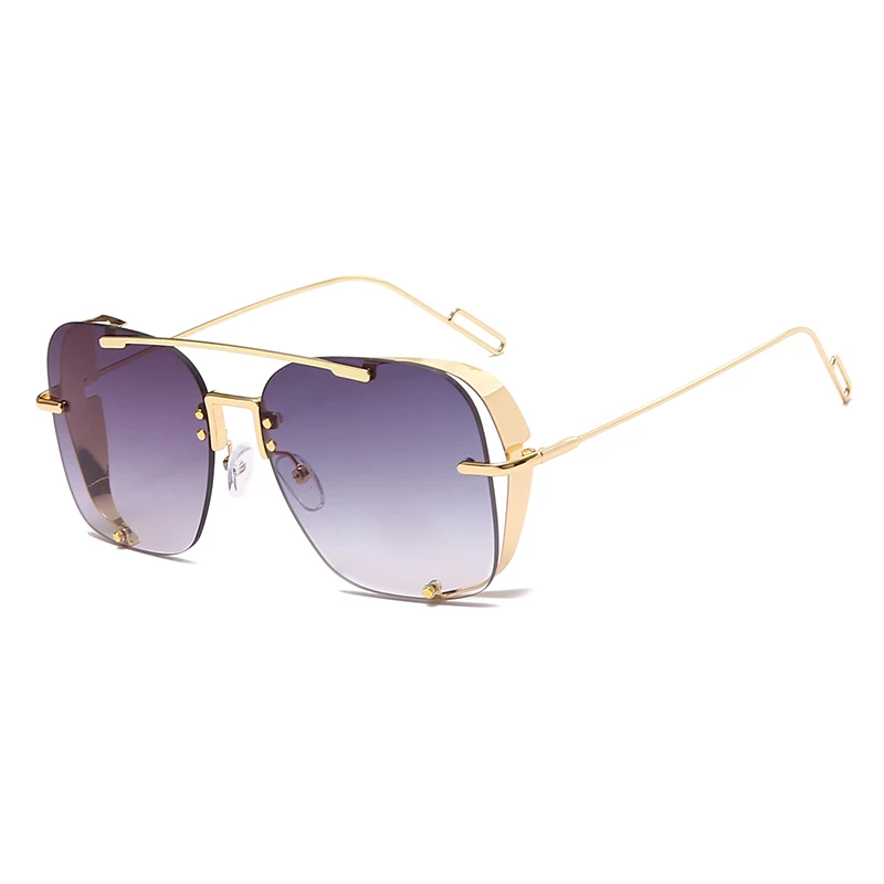 

New Steampunk Sunglasses Brand Design Women Men Vintage Metal Punk Sun Glasses UV400 Shades Luxury Eyewear Oculos Gafas de sol