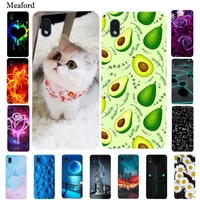 for samsung galaxy a01 core case silicone flower soft phone cases for samsung a01 core case tpu fundas for a 01 a01core cover
