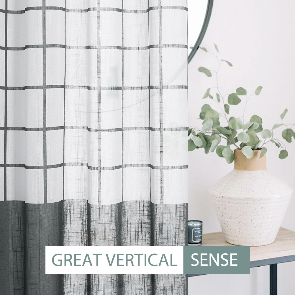 1 шт. шторы в клетку для гостиной спальни окон офиса|Занавески| |