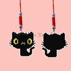 ZSMX30 сумка для ключей, подвесные аксессуары, веер, сделай сам, рукоделие, вышивка, рукоделие, счетный крест, Набор для вышивки