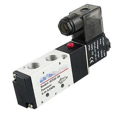1 шт. 4V210-08 1/4 &quotAC/DC 12V/24V переменного тока 24V/36V/110V/220V/380V 5 Путь 2 Позиция