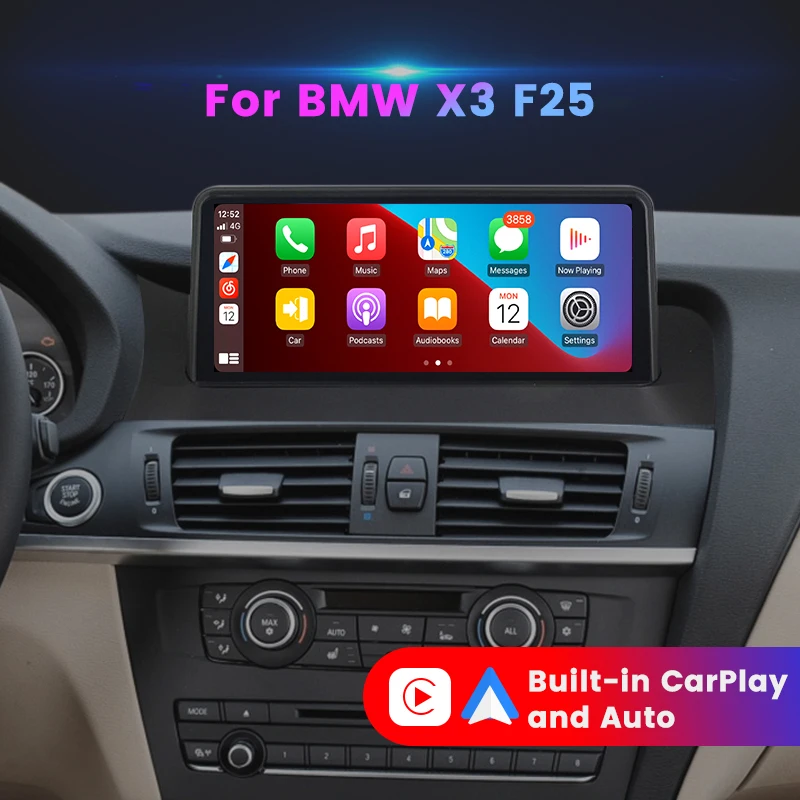 

Автомобильный мультимедийный умный плеер gps-навигатор Carplay Android для BMW x3 f25 HD noDVD