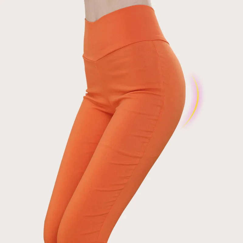 

Plus Size Leggings For Women Summer High Waist Elastic Trousers Super Stretch Skinny Long Leggings Lady 5xl 6xl Pencil Pants