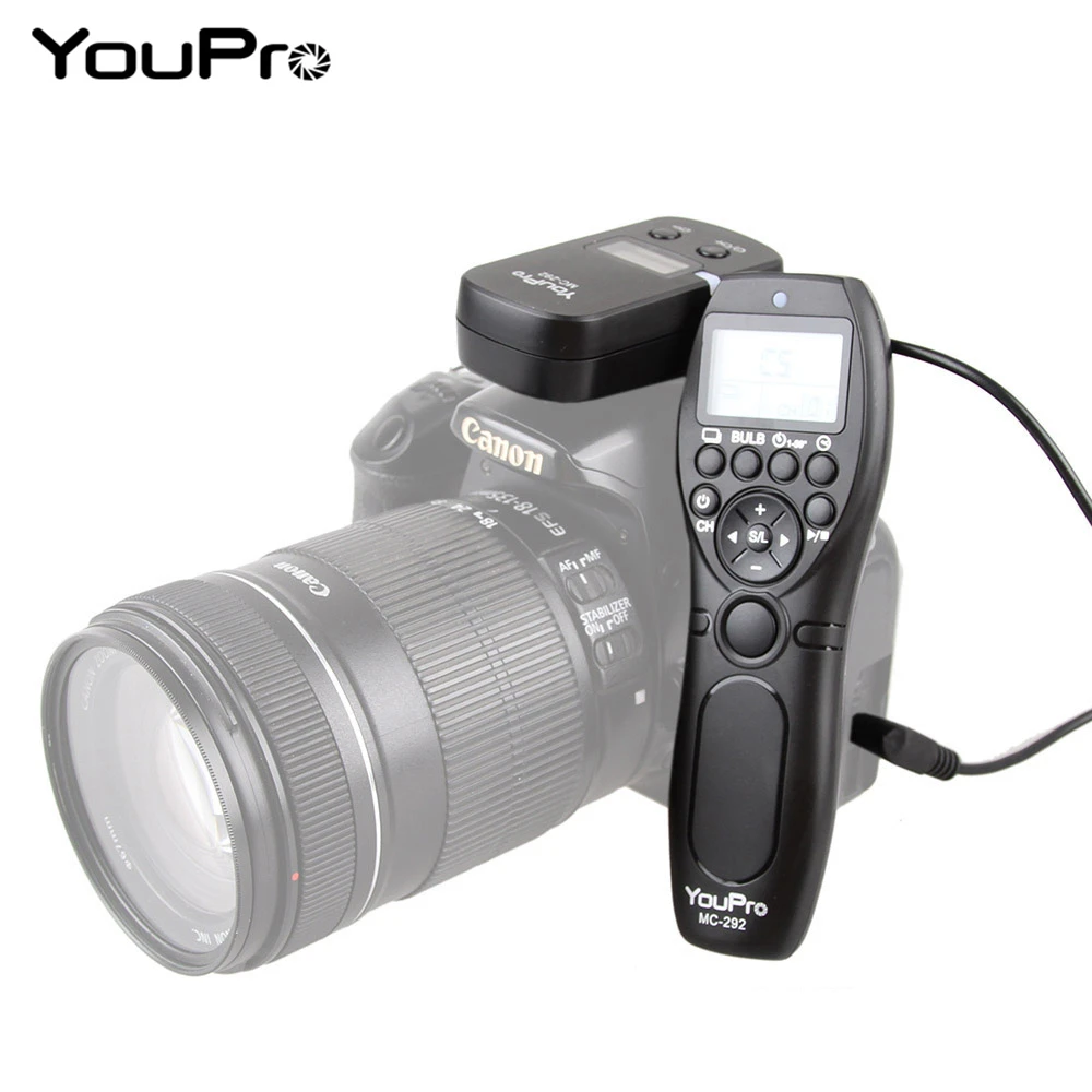 YouPro MC 292 DC0/DC2/N3/S2/E3/E2 2 4G беспроводной пульт дистанционного управления ЖК Таймер