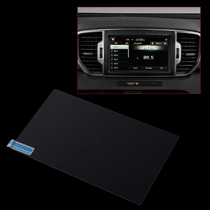 

Car Navigation Tempered Glass Screen Protector Steel For Kia Sportage QL G8TE