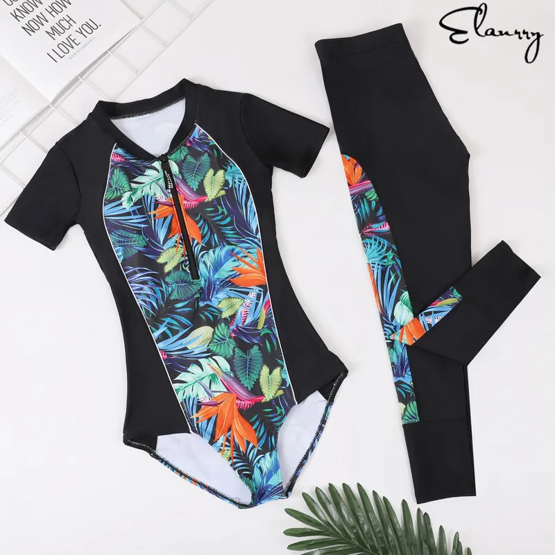 Спортивный цельный купальный костюм 2019 тренировочная одежда для плавания